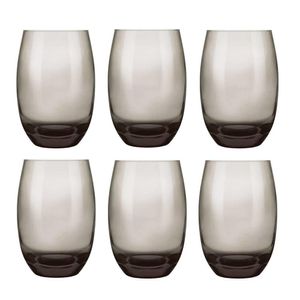 Jogo De Copos Sm Aruba Fumê Long Drink 465ml 6un - Nadir 30611