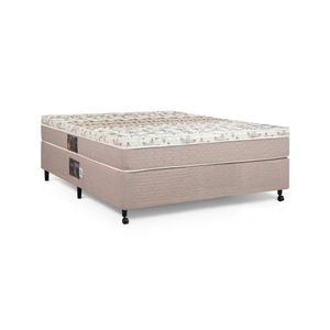 Cama Box + Colchão Castor Casal Class One Face Pocket
