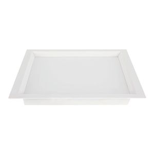 Painel De Led Nordecor Quadrado Kais De Embutir Recuado 36w Bivolt Branco 3000k Luz Amarela 4261