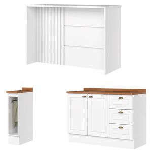 Bancada E Balcao Gourmet 146cm CE817 Americana Henn