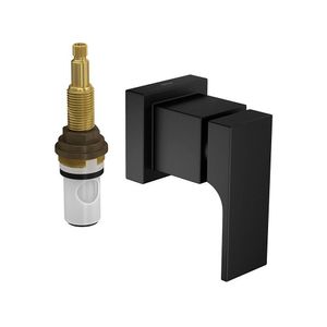 Acabamento Para Registro De Pressão Deca Unic 4916.bl90.pq.mt 1-2" E 3-4" Black Matte