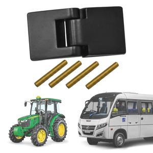 Dobradiça Externa Dupla Para Porta Agrícola Ônibus E Uso Geral