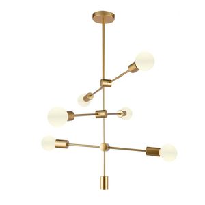 Lustre Pendente Orluce Edison Ii Or1188 Dourado E27 Bivolt