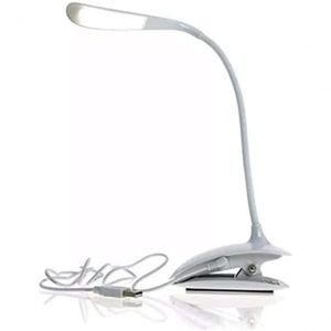 Luminária De Mesa Touch De Led Nsbao Com Presilha Cabo Usb Garra