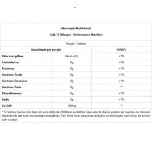 Coq 10 (60 Tabs) - Padrão: único