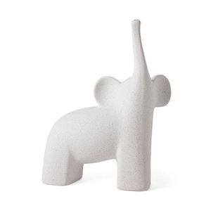 Escultura Mart Elefante Em Cerâmica Grande
