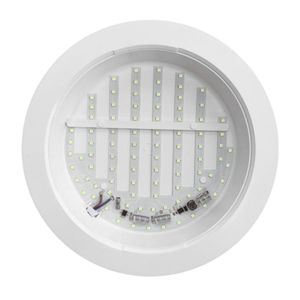 6 Painéis Placa De Led Taschibra 24w Lys Redondo Sobrepor 4000k Luz Neutra