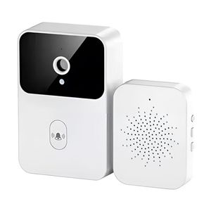 Campainha Inteligente Sem Fio Com Câmera De Vídeo Visão Noturna E Interfone Wi-fi