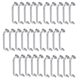 Alça De Apoio Inox Barra 50cm Kit 30 Unidades Acessibilidade Idoso Cadeirante Banheiro Corrimao Deficiente Suporte