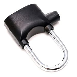 Cadeado Anti Furto Roubo Sirene Alarme 110db Som Alto Segurança Casa Moto Bicicleta Bike Resistente