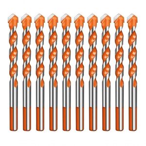 Broca De Torção Triangular Fura Tudo 6mm Kit 10 Unidades