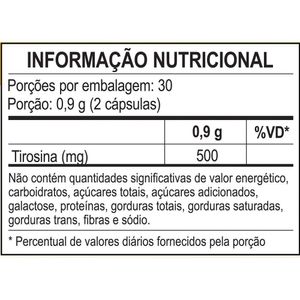Kit 5 Tirosina Unilife 60 Cápsulas 470mg