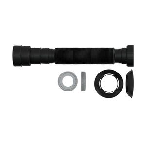 Sifão Flexível Blukit Tubo Extensivo 70cm Universal Preto