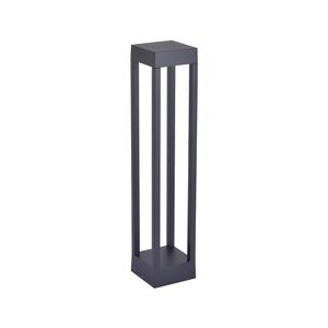 Luminária De Jardim Nordecor Zean 2684 60cm Led 10w Bivolt Preto 3000k Luz Amarela Preto 2684