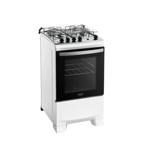 Fogão Dako Supreme Glass 4 Bocas a Gás com Acendimento Automático Branco - Bivolt