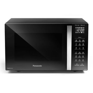Micro-ondas Panasonic com Smartsense e Dupla Refeição 30L Preto - NN-GT68LBRU 110V