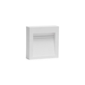 Balizador Save Energy Sobrepor Led 1,5w Bivolt Branco 3000k Luz Amarela