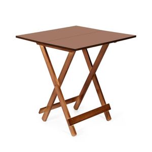 Mesa Dobrável 70 X 70 Imbuia - M.b Móveis