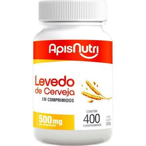 Levedo De Cerveja 500mg (400 Comprimidos) - Padrão: único