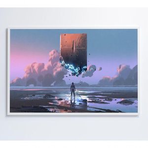 Quadro Destiny 120x80 Cm Vidro Impresso