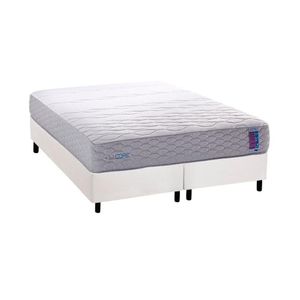 Conjunto Box Queen: Colchão Espuma Herval D33 - Ag 65 Feelcore + Base Crc Courano White (158x198)