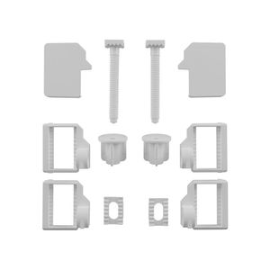 Conjunto De Fixação Para Assento Sanitário Almofadado Astra Tpkpfu Branco