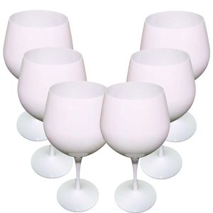 Taça Para Drinks Acrílico Branca Moscow 700ml - 6 Un