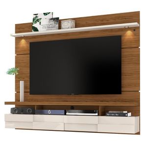 Painel Home Suspenso Lana 1.8 Naturale Off White Para Tv Até 60 Madetec Naturale Off White