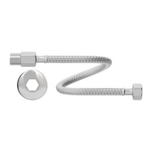 Engate Flexivel Trancado Inox 30cm M X F - Censi