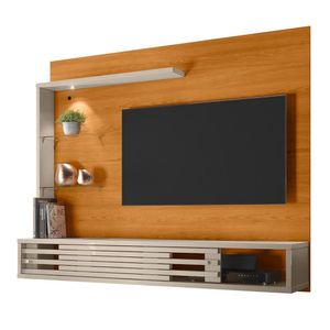 Painel Home Suspenso Frizz Select Cinamomo Off White Para Tv Até 50 Madetec Cinamomo Off White