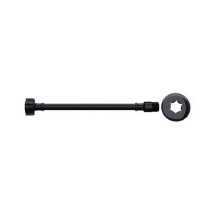 Engate Flexível De Pvc Blukit Com 60cm Preto