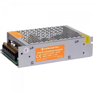 Fonte Colmeia 12vdc 10a 120w Bivolt Automática Ftc1210 Hayonik.