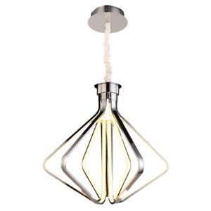 Pendente Diamont Led Dimerizável 1236 90W Bivolt Cromado