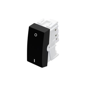 Módulo Interruptor Bipolar Simples Fame Habitat Black 20a Preto