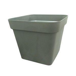 Vaso Quadrado Florata Verde 21,5 Litros - 33cm X 33cm