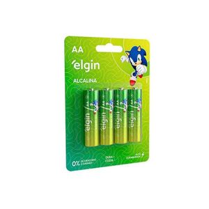 Pilha Alcalina Aaa4 Elgin Cartela C-4un - Pç - 4