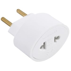 Adaptador Conversor 2p 10 A 250 V Tramontina Branco