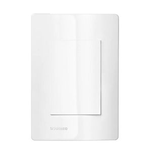 Placa Cega 4x2 C/ Suporte Branco Revita Soprano