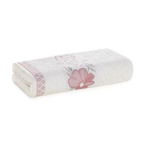 Toalha De Rosto Yuna Karsten Fio Cardado Branco