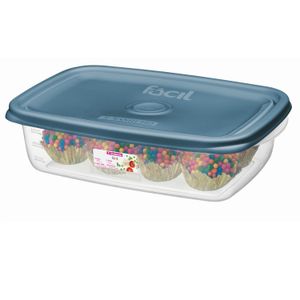 Pote Retangular Fácil Verde 785ml - Sanremo