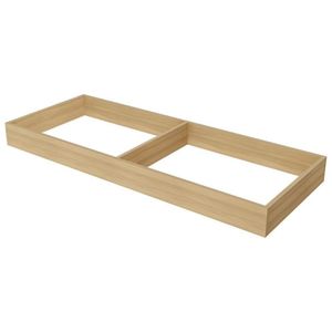 Fechamento De Cozinha Modulado Kit De Rodapé Multilinha 120x47x10cm Nature - Nesher