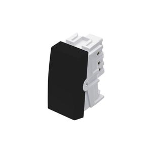 Módulo Interruptor Paralelo Fame Habitat Black 16a Preto