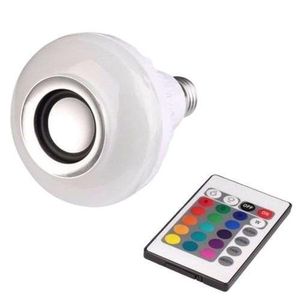 Lâmpada Musical Bluetooth Led Rgb 12w Soquete E27 + Controle