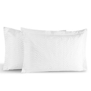 Kit Portas Travesseiros Gold Percal 200 Fios Algodão 50cm X 70cm 2 Peças - Branco