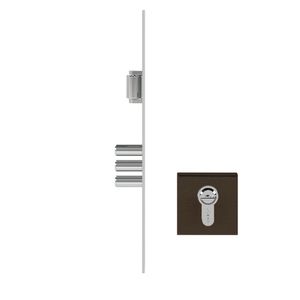 Fechadura Pado Rolete Magnético 3 Pinos - Multponto Euro 60mm Preto