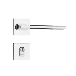 Fechadura Sara Cromada Roseta Quadrada 55mm Pado Externa
