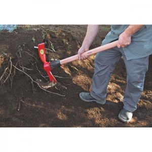Picareta Chibanca Em Aço 4 Com Cabo De Madeira 90 Cm