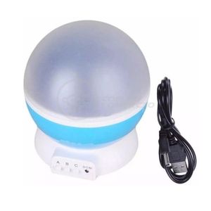 Luminária Projetor Abajur Estrelas Galáxia Projeção Céu Azul