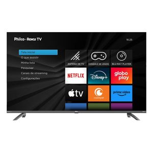 Smart TV 55” Philco PTV55G3ERSGB Roku TV LED Dolby Audio Bivolt