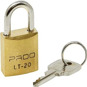 Cadeado Em Latão Lt 20 C/ 2 Chaves - Pado